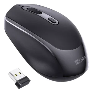 Ratón inalámbrico 1Hora RAT001N silencioso con receptor USB