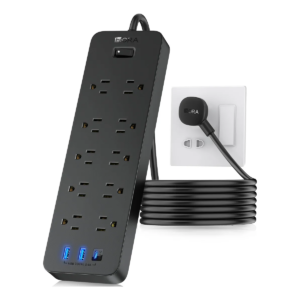 Multicontacto 1Hora MCT002B con 13 Tomas, USB-A y USB-C